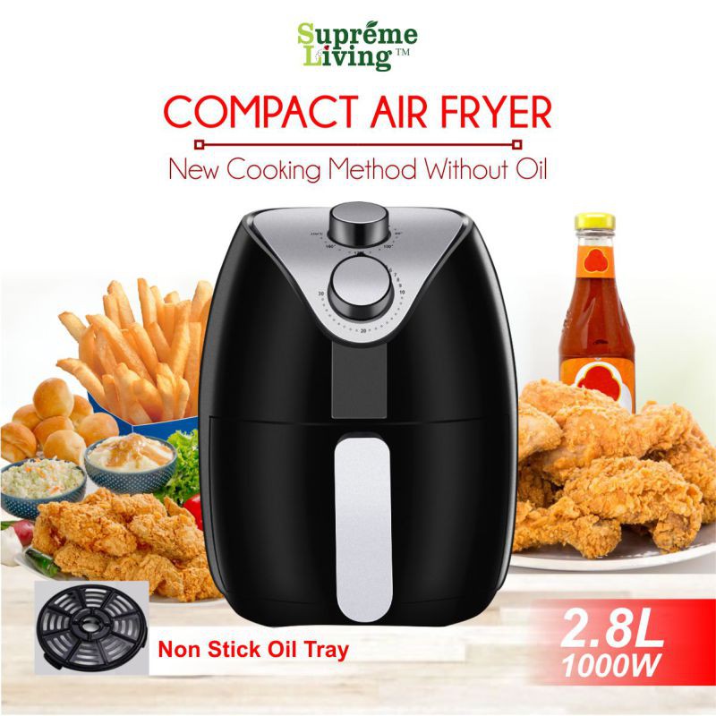 Jual Air Fryer Compact 1000 Watt Goreng Tanpa Minyak | Shopee Indonesia