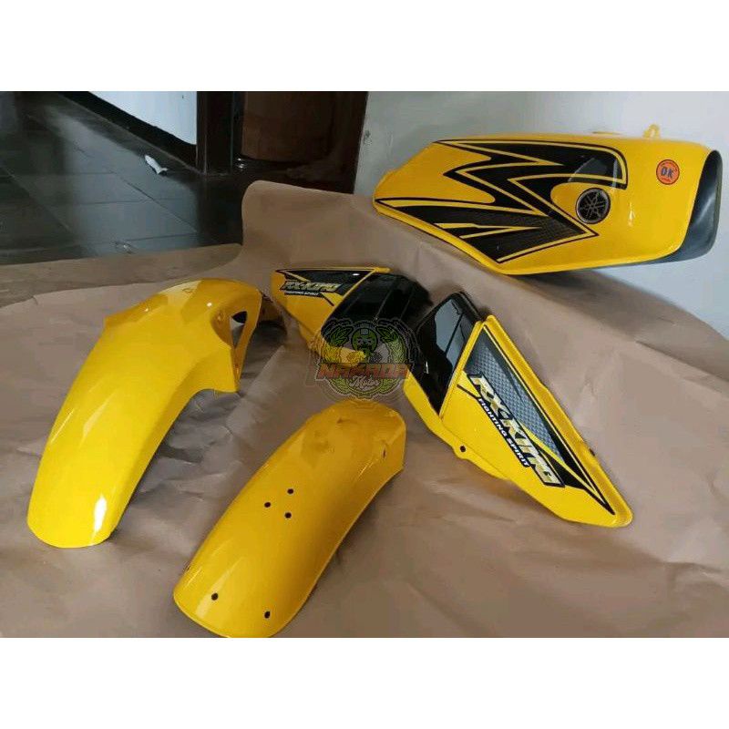 Jual Cover body Yamaha Rx King fullset tahun 2003 warna kuning | Shopee