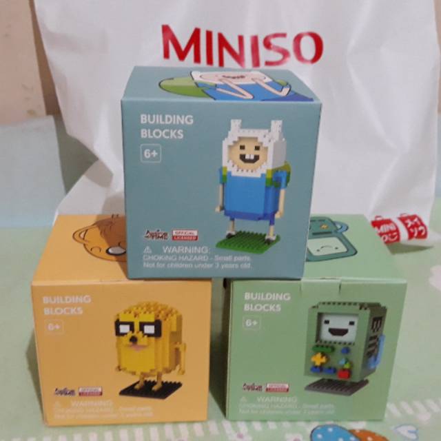 Jual Miniso Adventure Time Building Blocks - SATUAN | Shopee Indonesia