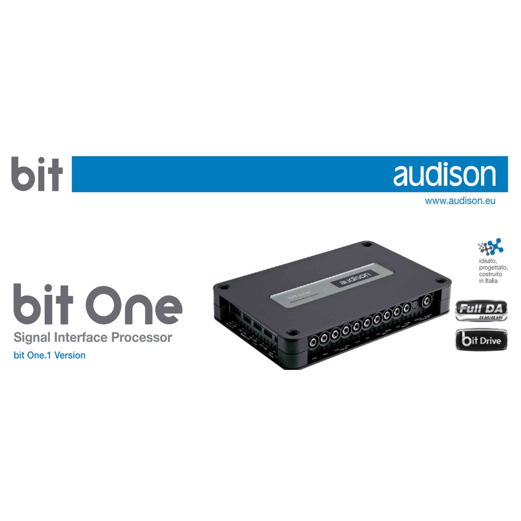 Audison bit one DSP 8ch コントローラー付き Audison Bit One DSP 8ch with controller Operation Confirmed