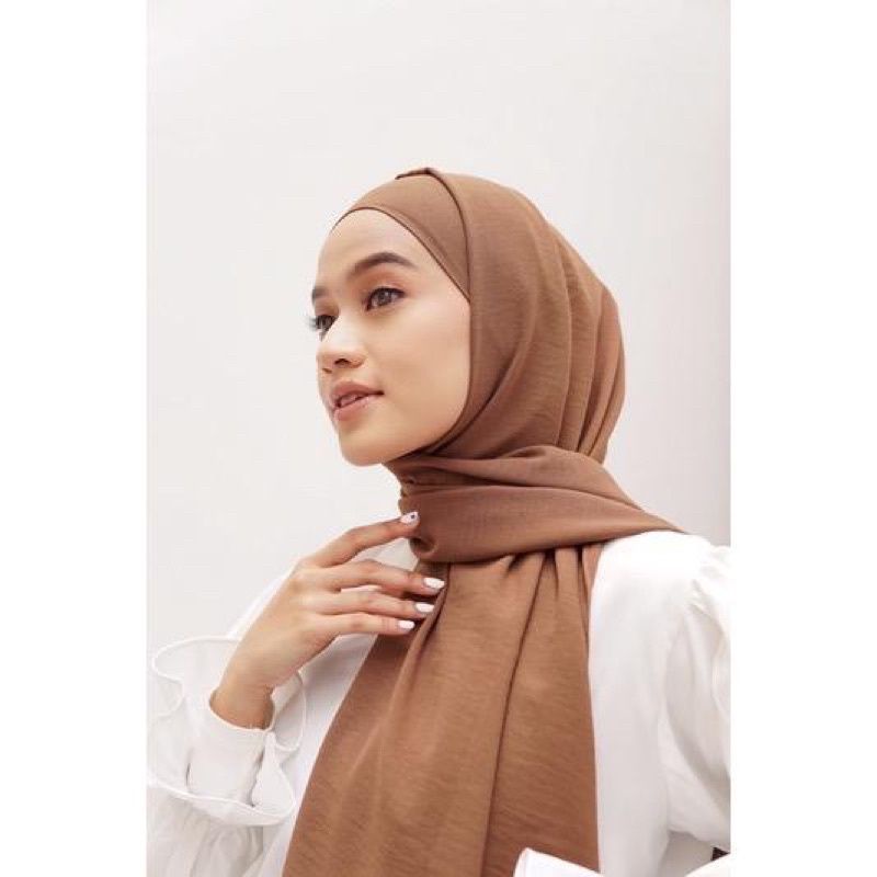 Jual Hijab Pashmina Airflow Crinkle Premium Shopee Indonesia