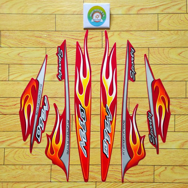 Jual Striping Stiker Mio Sporty 2006 Merah Standart Terbaik | Shopee ...