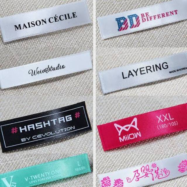 Jual Label Baju Label Hijab Label Woven Damask Subtitute Shopee Indonesia 9843