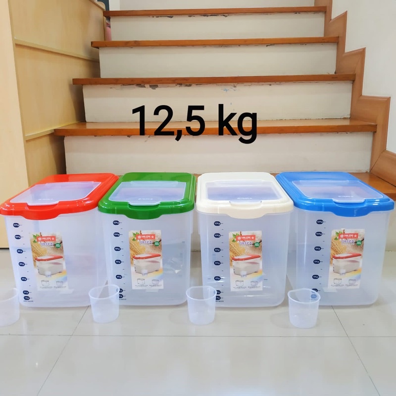 Jual Oriza rice box tempat penyimpanan beras lion star 12,5 kg | Shopee ...