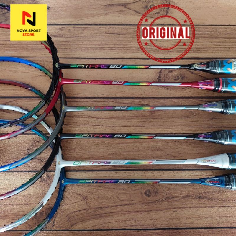 Jual RAKET BADMINTON POWER MAX SPITFIRE 80 | Shopee Indonesia