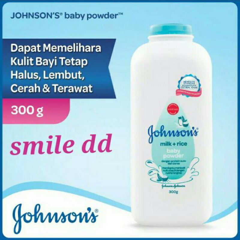 Jual Johnson's Baby Powder Milk+Rice 300g | Shopee Indonesia