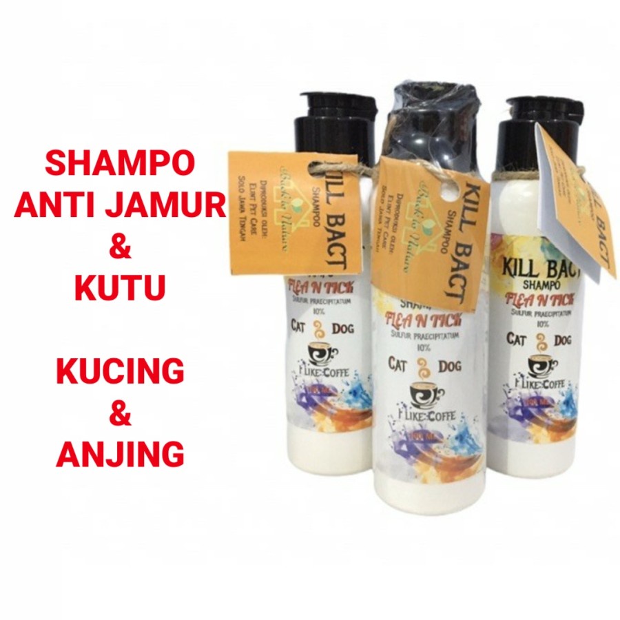 Jual SHAMPO Anti Kutu & Jamur Kucing Anjing Kill Bact Flea Shampo ...