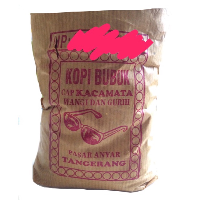Jual Kopi Bubuk Cap KACAMATA Khas Tangerang Wangi Gurih | Shopee Indonesia