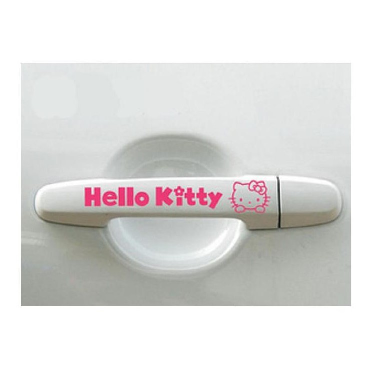 Jual Hello Kitty Karakter Stiker Handle Pintu Mobil | Shopee Indonesia