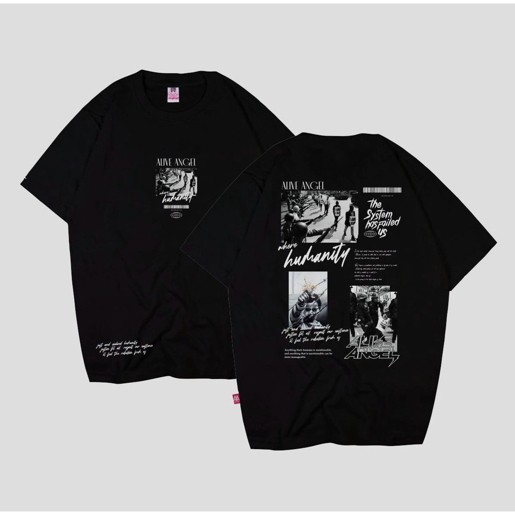T Zone Actual Word Print Kaos Pria main image 0