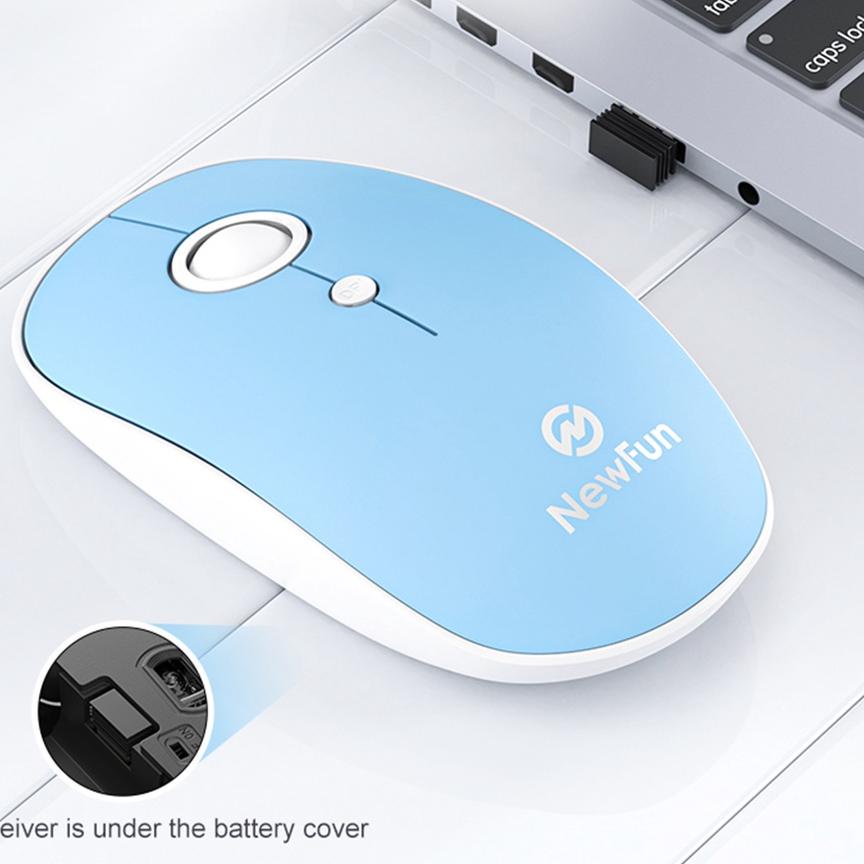 Jual Newfun Mouse Wireless Optical Mouse Transmission 2.4GHz Silent ...