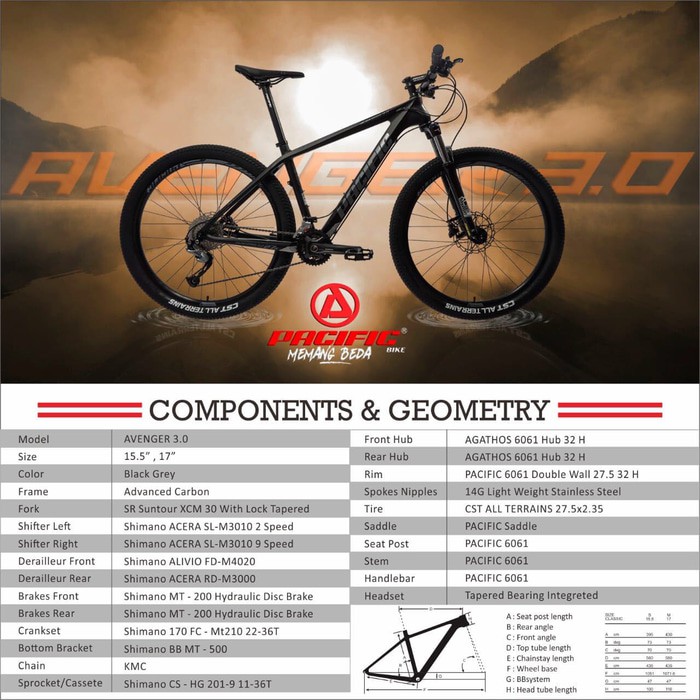Mtb pacific carbon sale