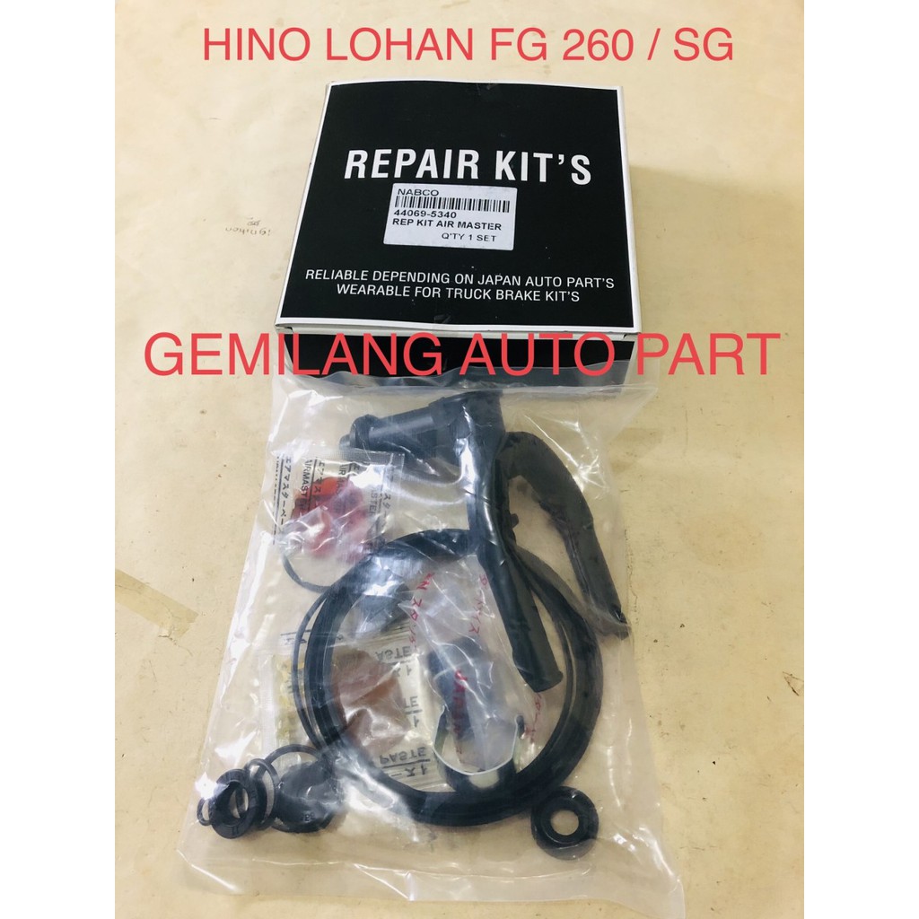 Jual KIT SERVO REM AIR MASTER KIT 1 SET HINO LOHAN ENGKEL NAPCO Shopee Indonesia