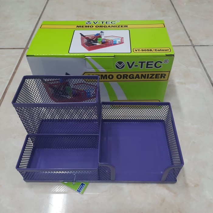 Jual V Tec Desk Organizer Tempat Alat Tulis Meja Set Lengkap Shopee