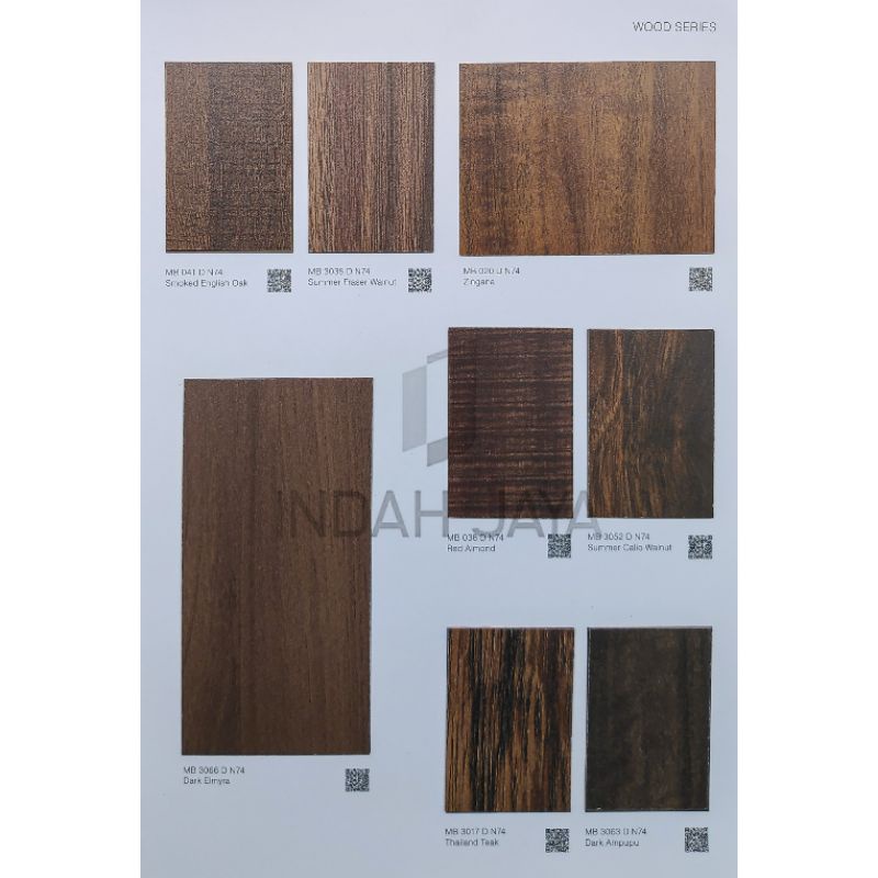 Jual Aica Hpl Mb Collection Wood Series Urat Kayu Doff Shopee