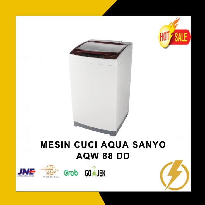 Jual MESIN CUCI TOP LOADING AQUA 1 TABUNG 8KG AQW - 88 DD | Shopee ...