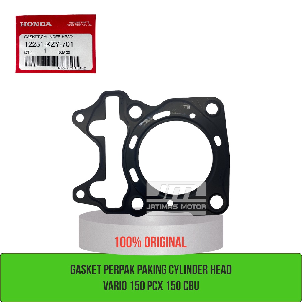 Jual Gasket perpak paking cylinder head vario 150 pcx 150 cbu 12251-KZY ...