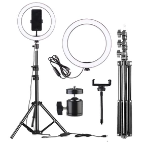 Ring Light Make Up Stand Tripod Lampu Selfie Vlog 26cm LED Dreal Entrepreneur