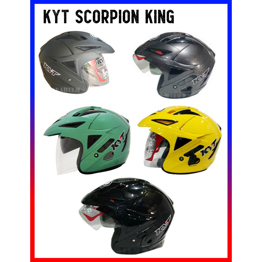 Helm kyt scorpion hot sale king