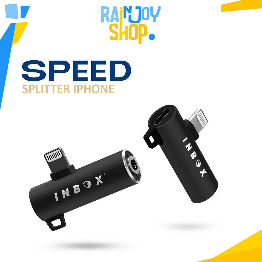 Jual Splitter Speed Inbox Lightning 2in1 Audio Jack 3,5mm Konektor dan ...