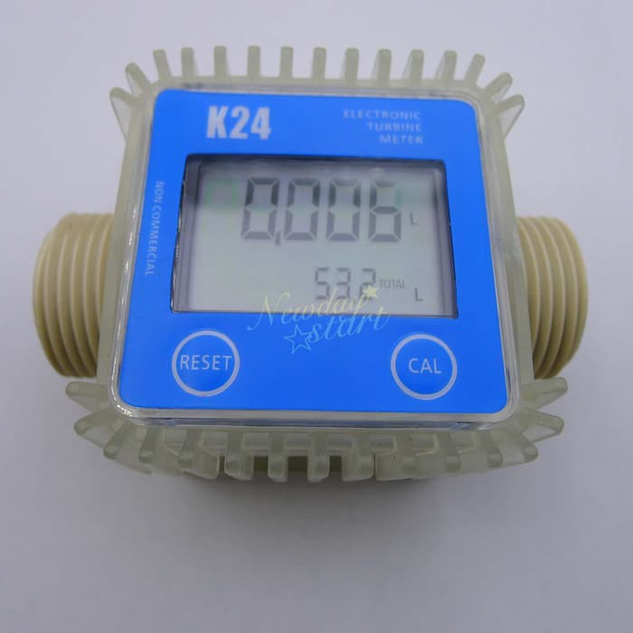 Jual Unik Flow Meter Turbine Digital Diesel Fuel For Chemical Water Pro ...