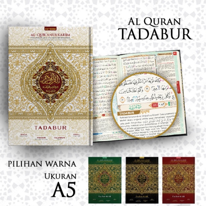 Jual AL-QURAN TADABUR Baca-paham-tadabur-amal (al-quran Terjemahan ...