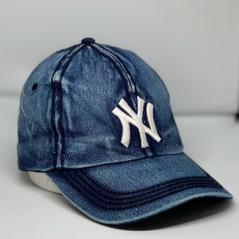 Jual Topi Baseball Pria Distro NY Jeans denim - Topi pria dan wanita ...