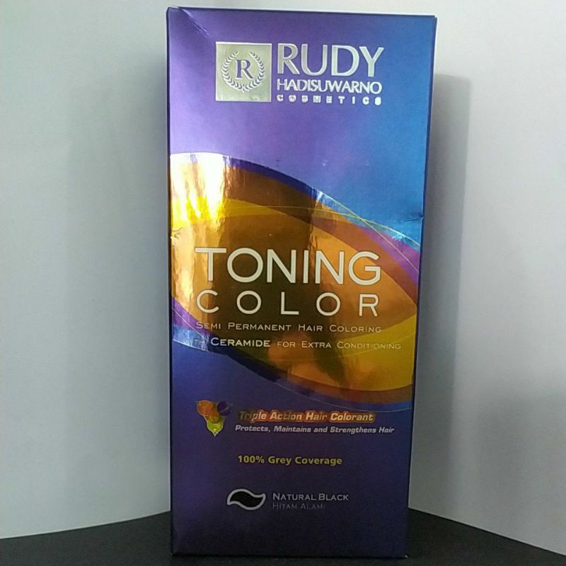 Jual Rudy Hadisuwarno Toning Color Natural Balck 60ML. | Shopee Indonesia