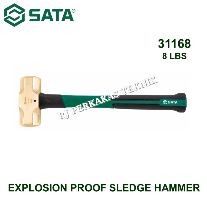 Jual PALU ANTI PERCIKAN API 31168 EXPLOSION PROOF SLEDGE HAMMER 8LBS