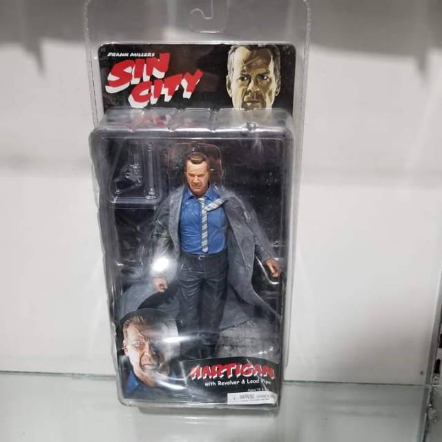 Jual mainan action figure neca sin city hartigan with revolver and lead ...
