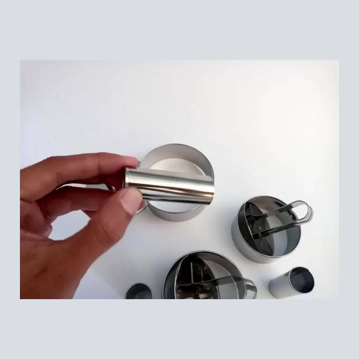Jual 1 set Cetakan donat stainless ring cutter donat diameter 6 7 8 9 ...