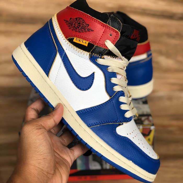 Air jordan 1 union blue outlet toe