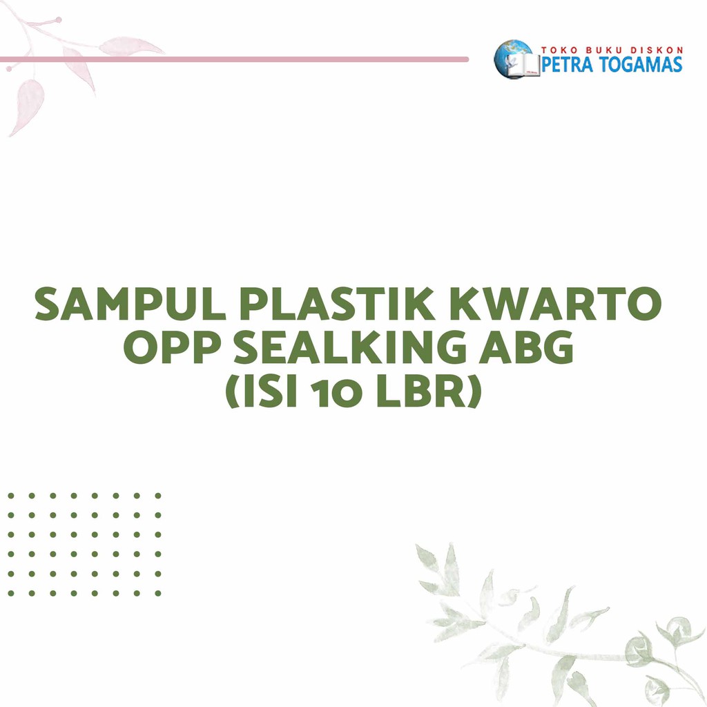 Jual Sampul Plastik Boxy Kwarto Opp Sealking Abg Isi 10 Lbr