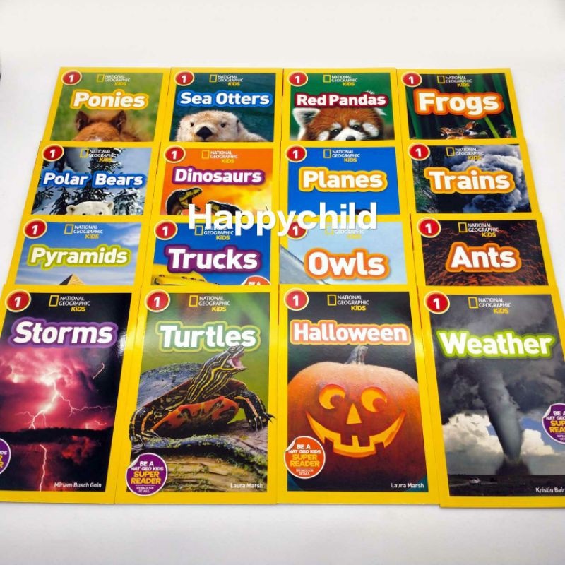 Level 1 - 46 Books) National Geographic Kids Books Age 4-8