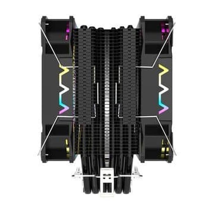 Jual Alseye EL120D Pentagon Fan Processor Cpu Cooler Rainbow RGB Dual ...