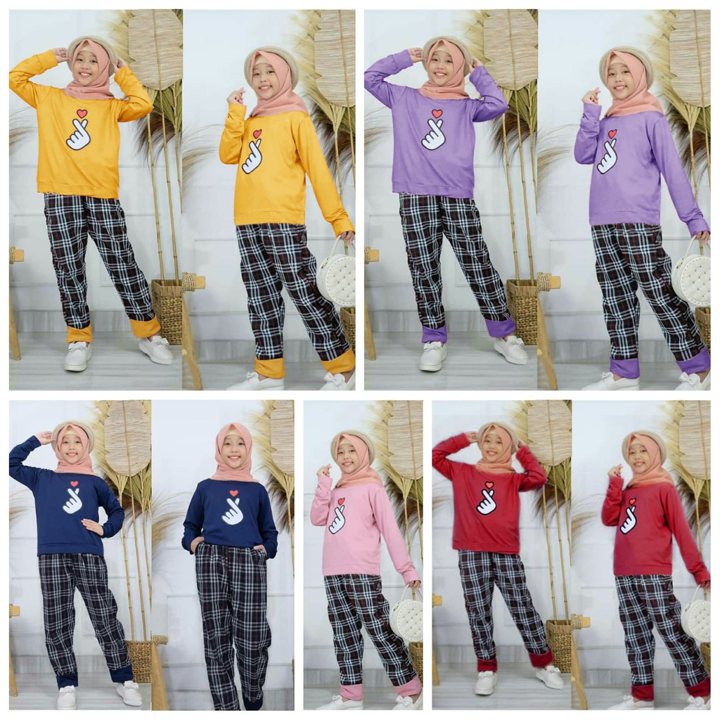 Jual SET KID SARANGHEYO / Setelan baju anak terbaru set anak tanggung ...