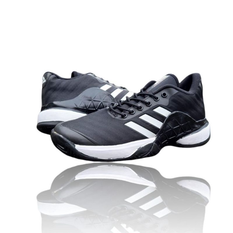 Jual Adidas Barricade Men's Women's Tennis Shoes Black Yellow