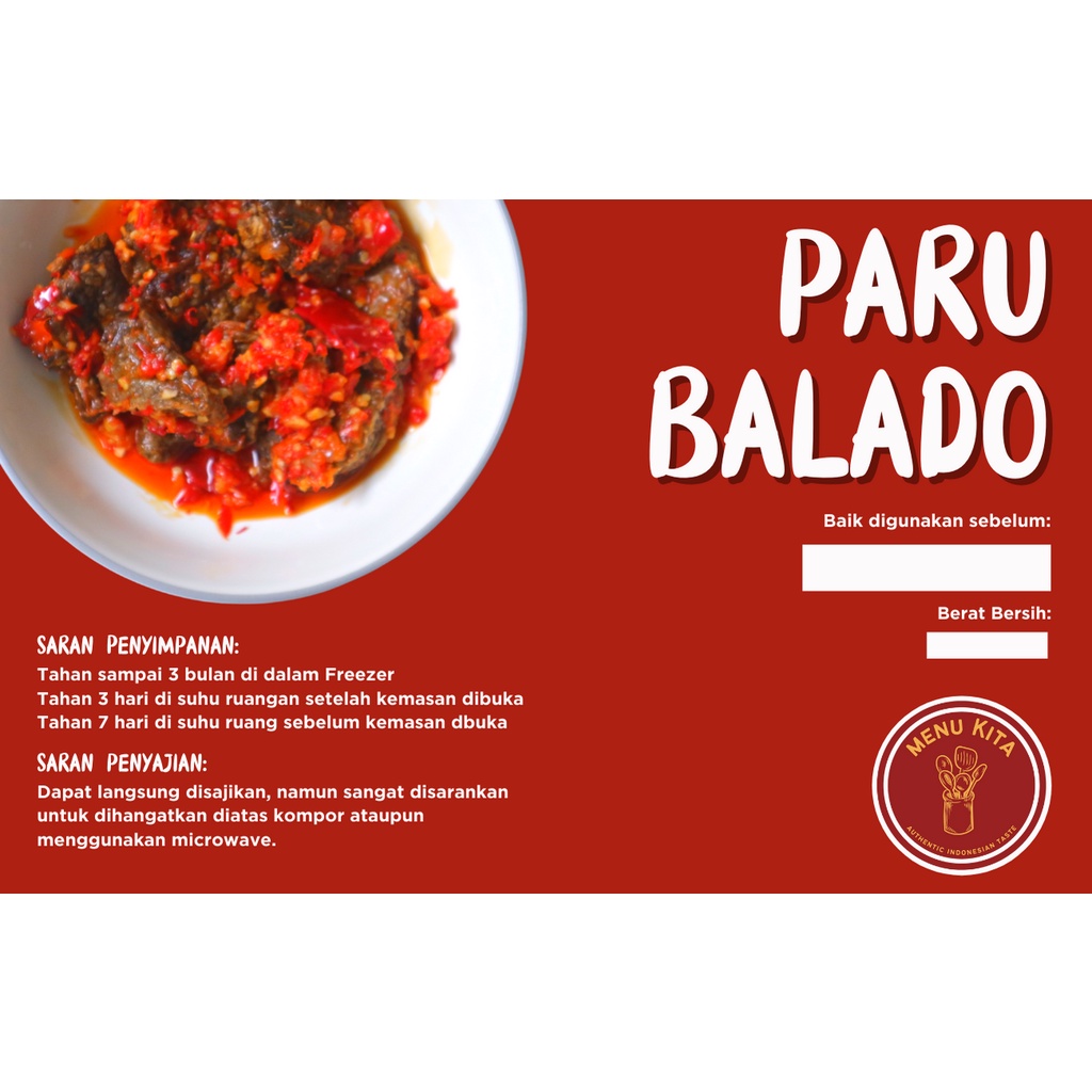 Jual Paru Balado Khas Padang Premium Quality Halal Shopee Indonesia