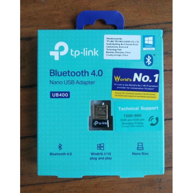 Jual Wireless Adapter TP Link UB400 Bluetooth 4.0 Nano USB - TPLink UB ...
