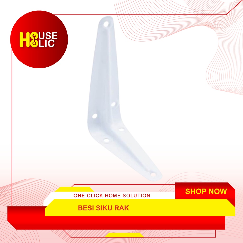 Jual Siku Rak Dinding / Besi Siku L Penyangga Siku Rak / Shelf Bracket ...
