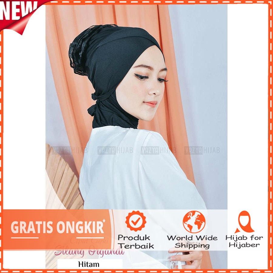 Boné Interno De Hijab De Cor Sólida, Algodão, Elástico, Hija | MercadoLivre - Foto 4