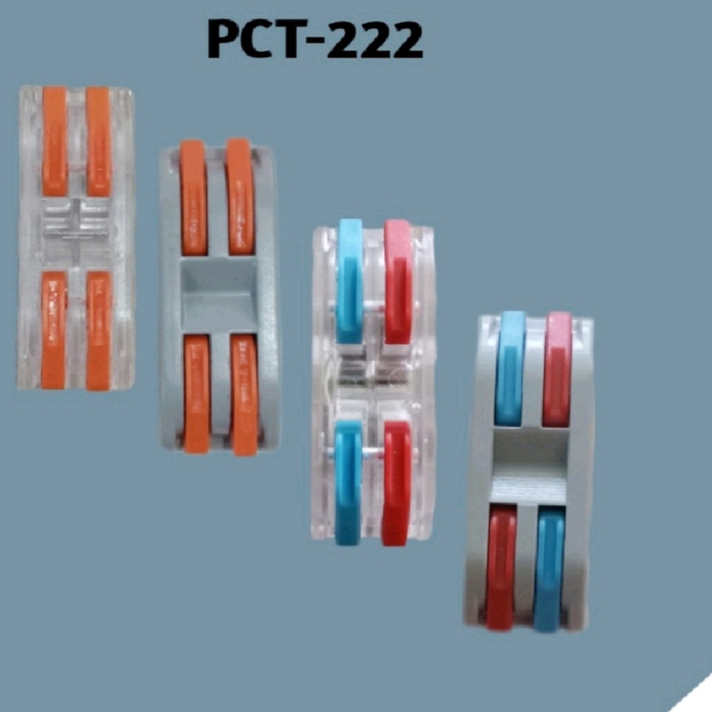 Jual Terminal block konektor sambungan 2 input 2 output PCT -222 ...