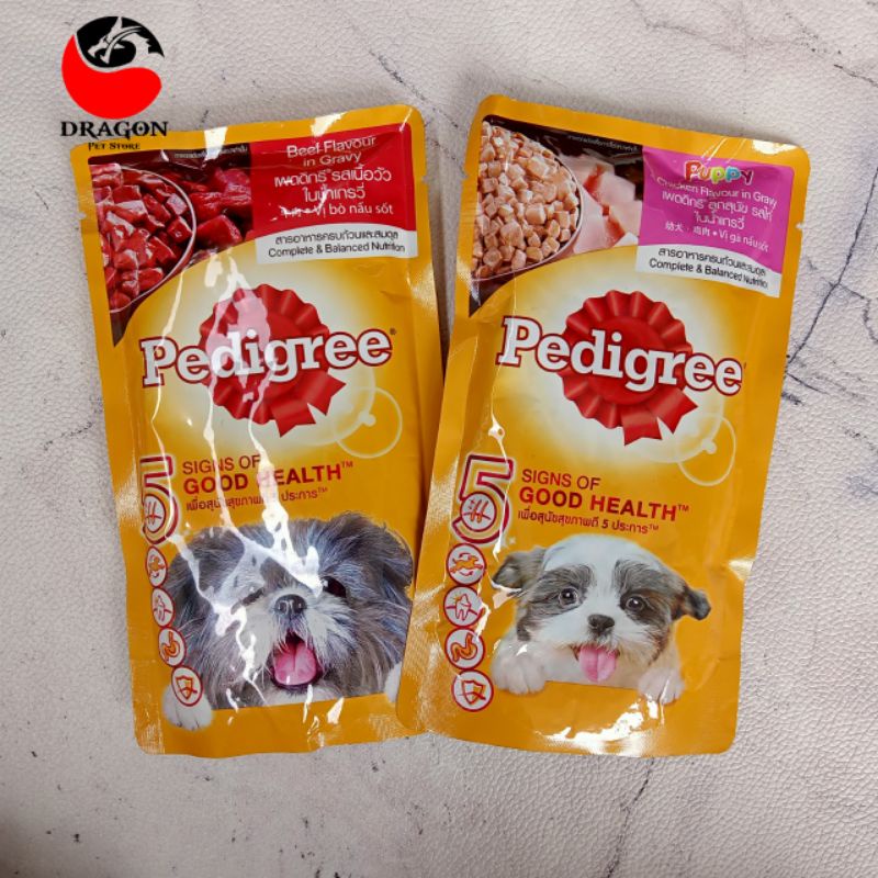 Pedigree sachet outlet