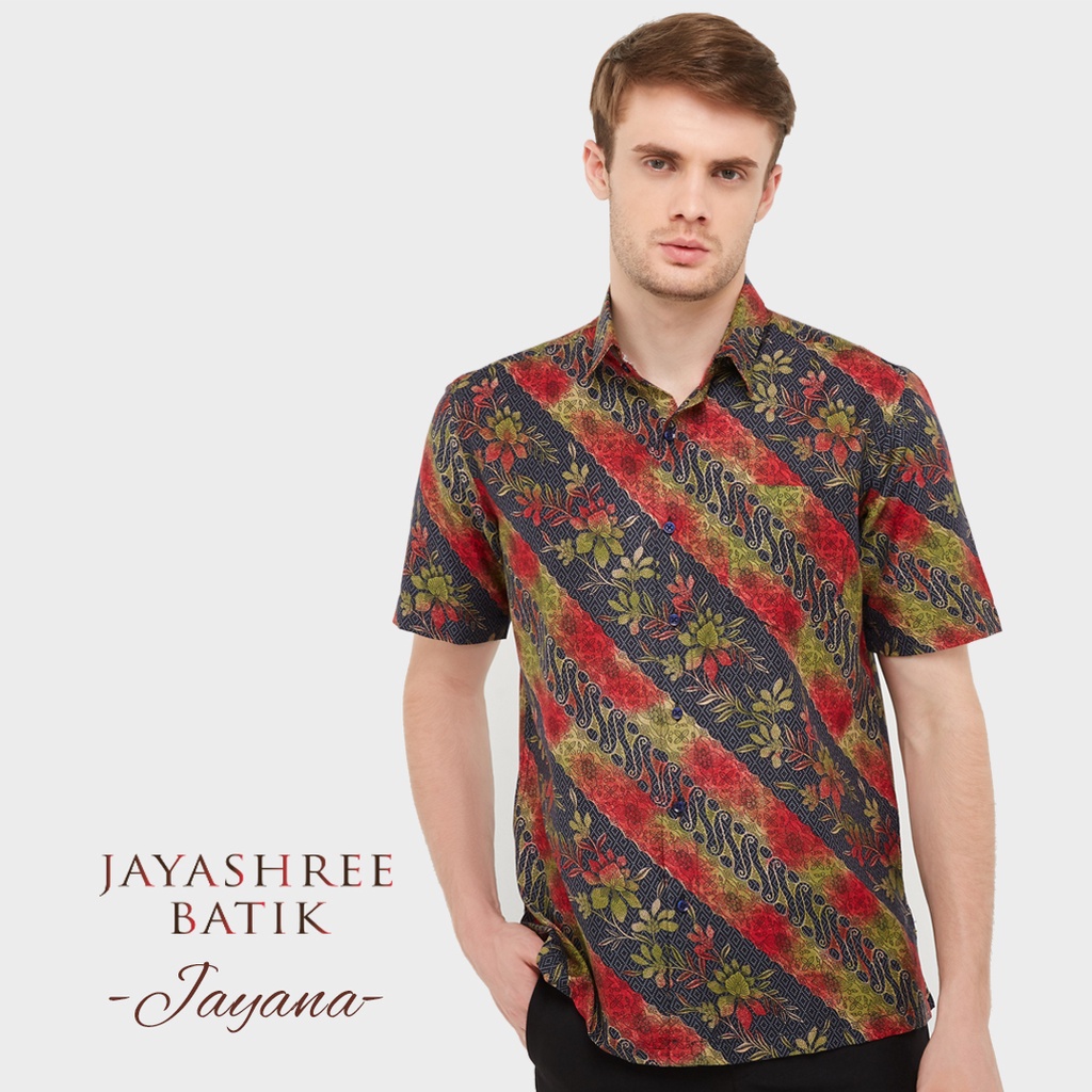 Jual Jayashree Batik Regfit Jayana Kemeja Batik Pria Lengan Pendek ...