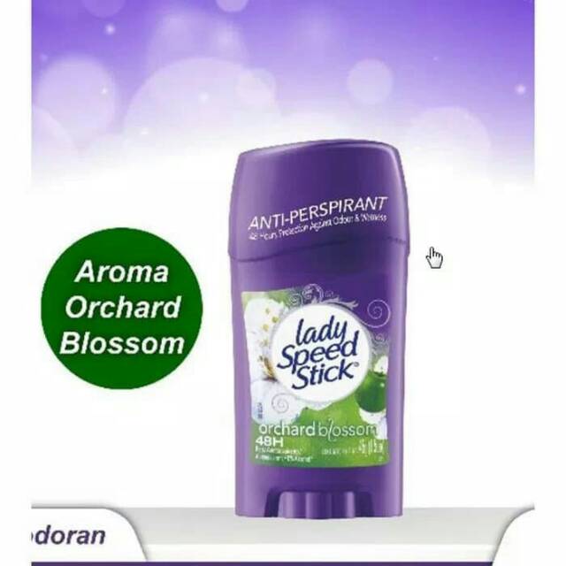Jual Lady Speed Stick Orchard Blossom 45 gr Shopee Indonesia
