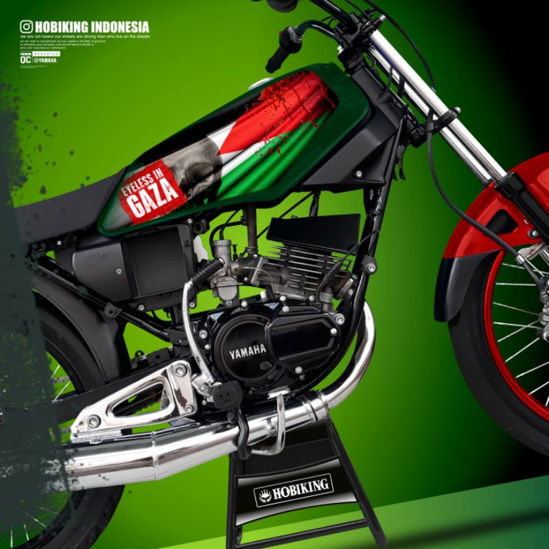Jual Decal strping rx king palestina ( hobiking ) | Shopee Indonesia