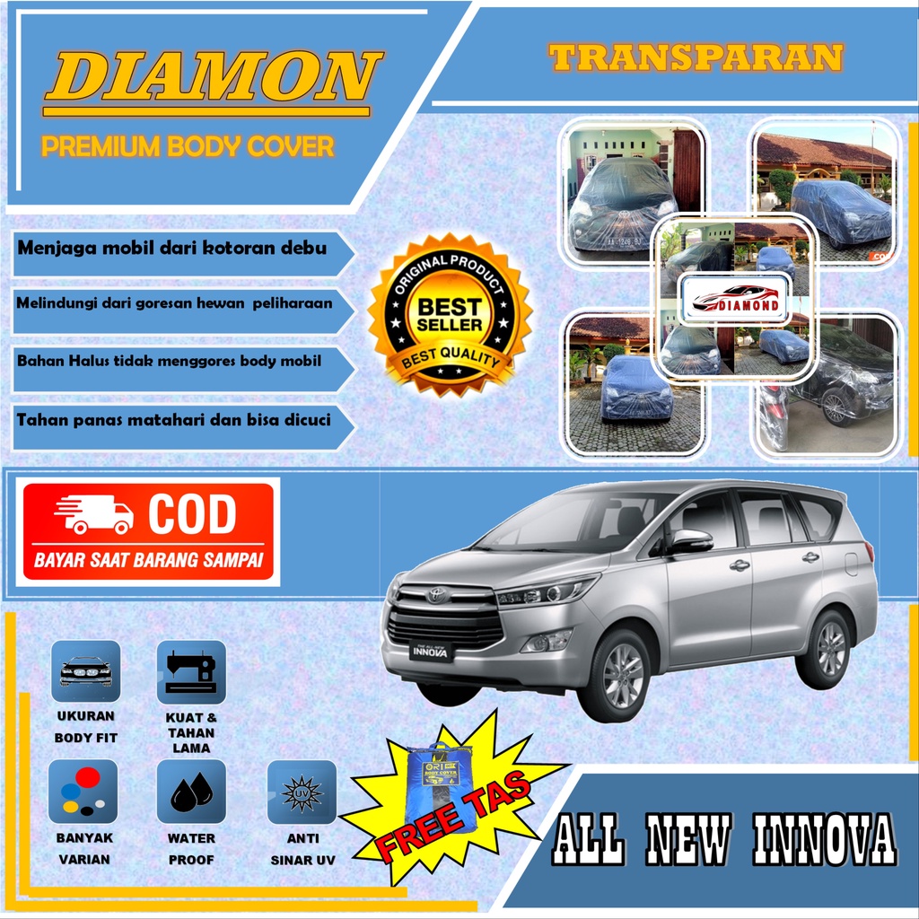 Jual COVER MOBIL GRAND INNOVA ALL NEW INNOVA INNOVA REBORN XPANDER ...