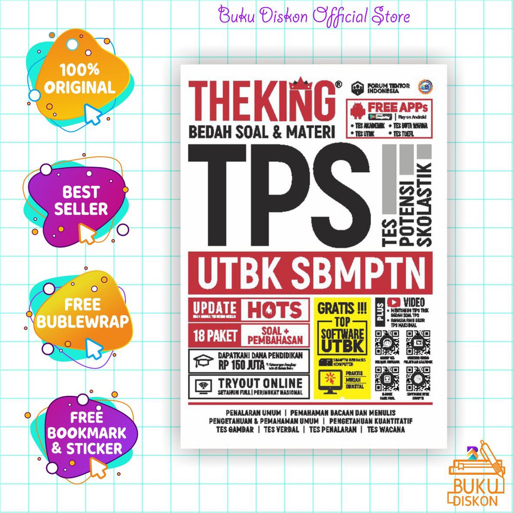 Jual BUKU TPS / THE KING BEDAH SOAL & MATERI TPS UTBK SBMPTN | Shopee ...