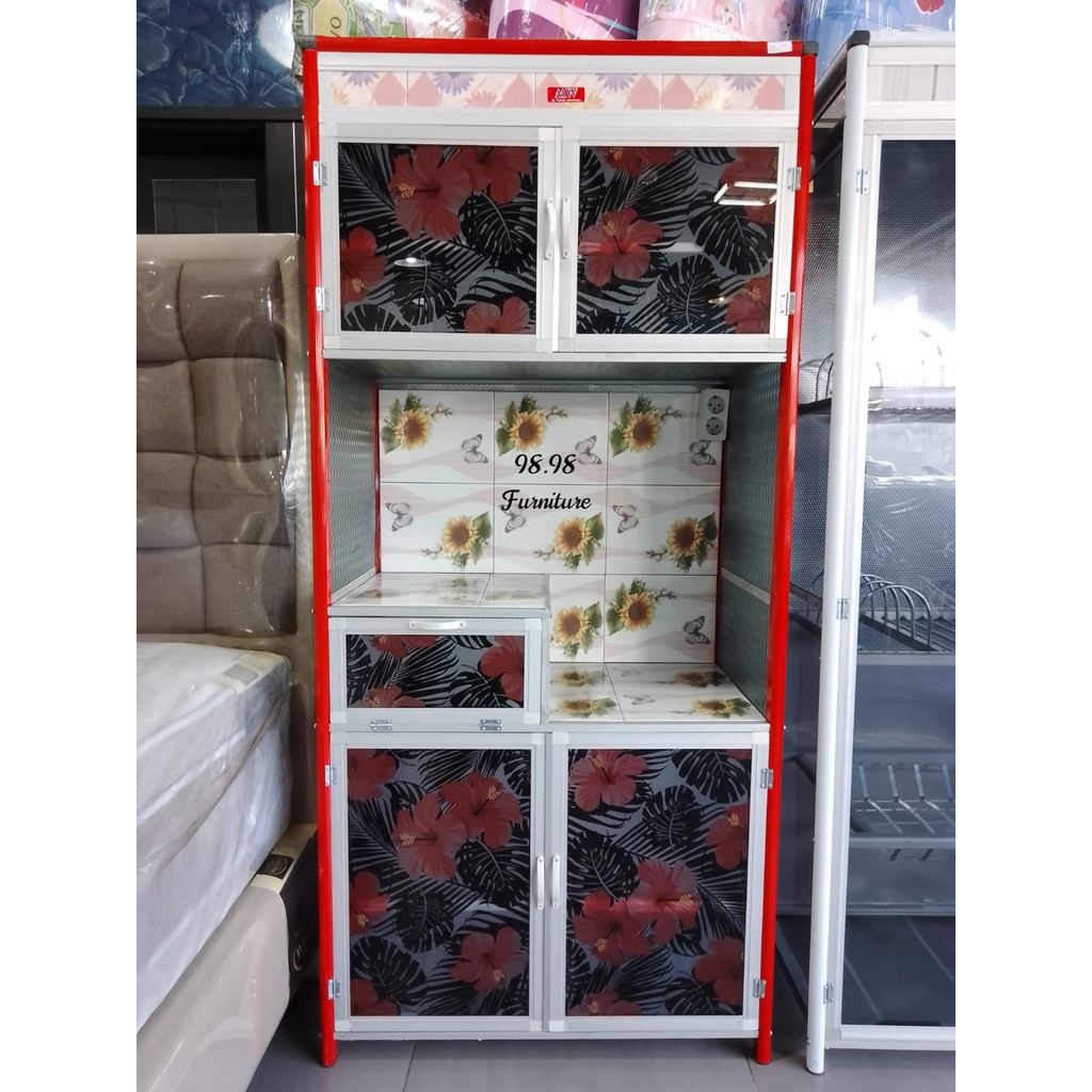 Jual Rak Piring Kaca Keramik Pintu Rak Piring Aluminium Pintu