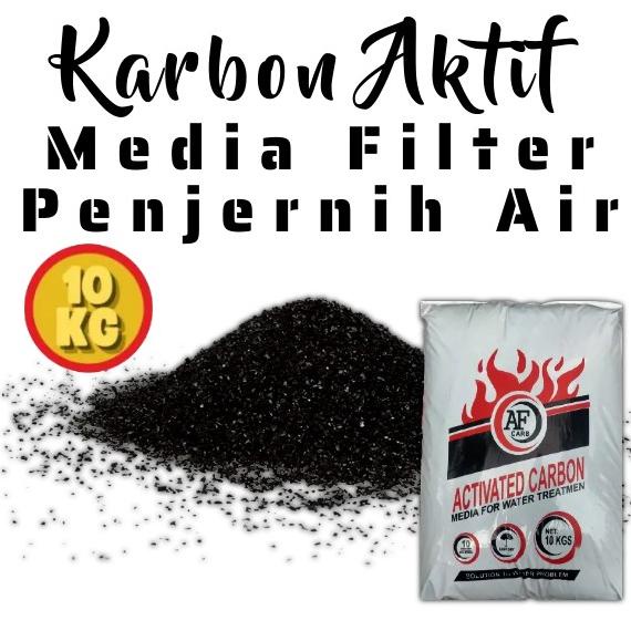 Jual Arang Penjernih Karbon Aktif Media Filter Air Keruh Bau Besi 10Kg Shopee Indonesia